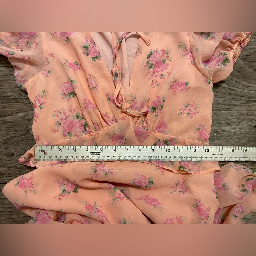 LoveShackFancy For Target Pink/Peachy Fleur Dress Size 2 - Picture 11 of 14